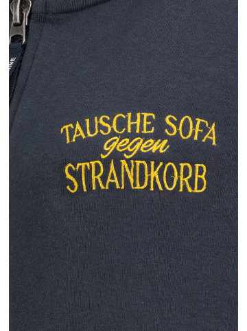 Eight2Nine Sweatjacke in Dunkelblau