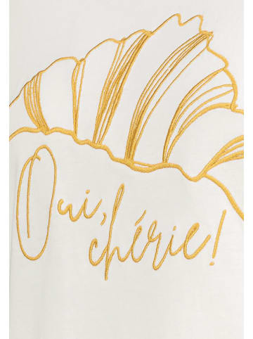 Eight2Nine Koszulka w kolorze kremowym