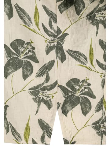 Eight2Nine Bluzka w kolorze beżowo-ciemnozielonym