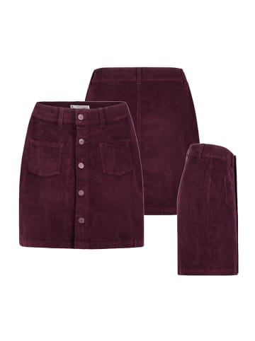 Eight2Nine Spódnica sztruksowa w kolorze bordowym