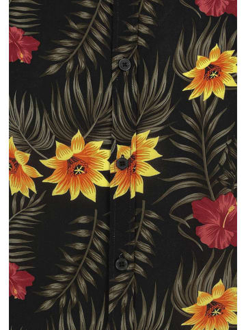 Eight2Nine Hemd in Schwarz/ Rot/ Gelb