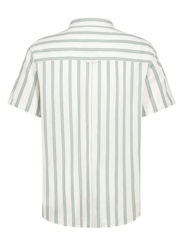 Eight2Nine Hemd in Creme/ Hellgrün