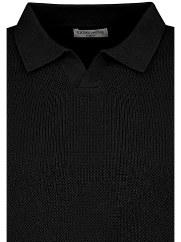 Eight2Nine Koszulka polo w kolorze czarnym