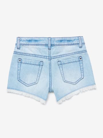 Benetton Szorty dżinsowe w kolorze błękitnym