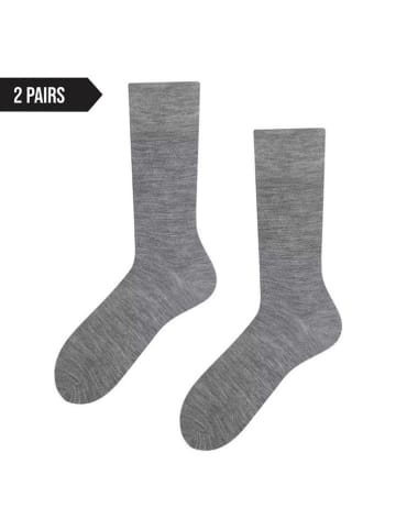 TODO SOCKS 2er-Set: Socken in Grau