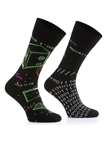 TODO SOCKS 2er-Set: Socken in Schwarz