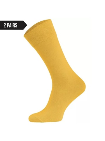 TODO SOCKS 2er-Set: Socken in Gelb