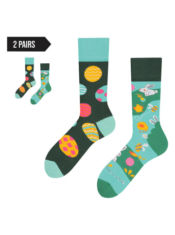 TODO SOCKS 2er-Set: Socken in Mint/ Grün