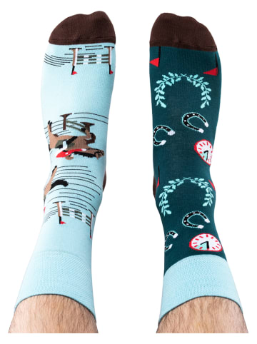 TODO SOCKS 2er-Set: Socken in Hellblau/ Türkis