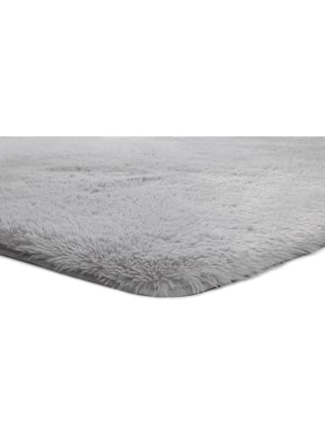 Atticgo Hochflor-Teppich "Alpaca" in Silber