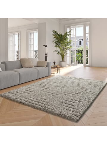 Moma Hoogpolig tapijt "Atesa" crème