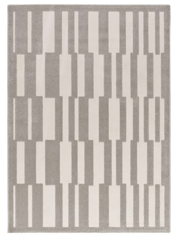 Atticgo Kurzflor-Teppich ''Baresa'' in Creme/ Grau