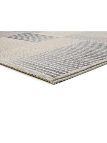Atticgo Kurzflor-Teppich "Baresa" in Creme/ Grau