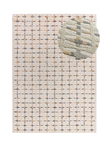 Atticgo Kurzflor-Teppich "Baresa" in Creme/ Silber/ Beige