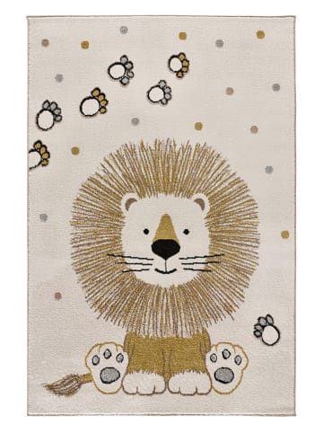 Atticgo Kurzflor-Teppich "Beats" in Creme