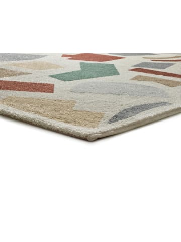 Atticgo Kurzflor-Teppich ''Beruti'' in Creme/ Bunt