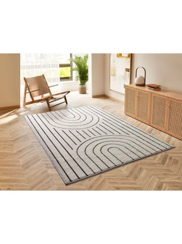 Moma Kurzflor-Teppich "Blanche" in Beige