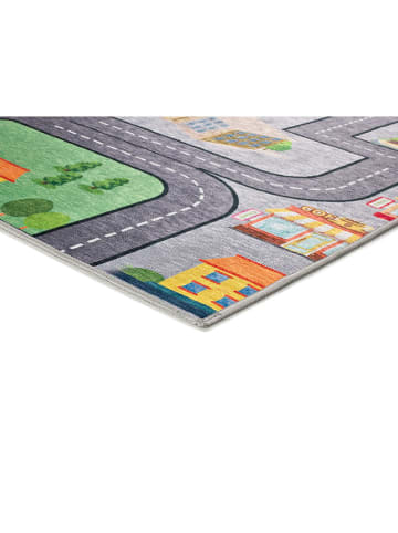 Atticgo Laagpolig tapijt "Candy" groen/grijs/geel