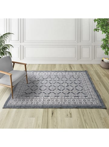 Moma Laagpolig tapijt "Candela" blauw