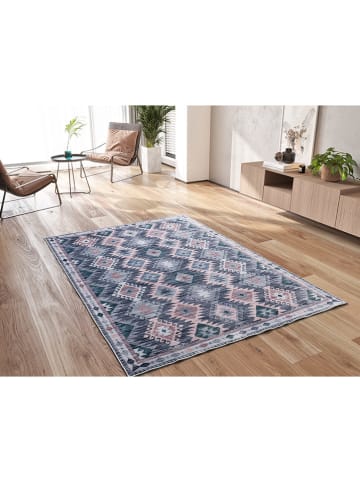 Atticgo Laagpolig tapijt "Class" blauw