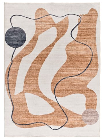 Atticgo Laagpolig tapijt "Class" crème/oranje