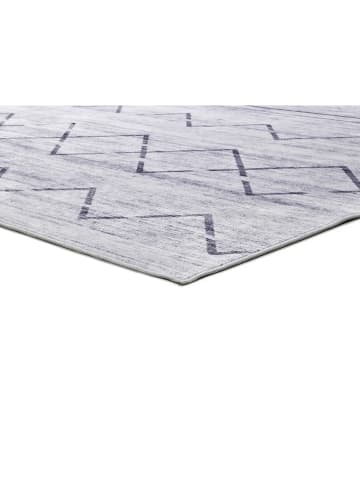 Atticgo Laagpolig tapijt "Class" lichtgrijs/blauw