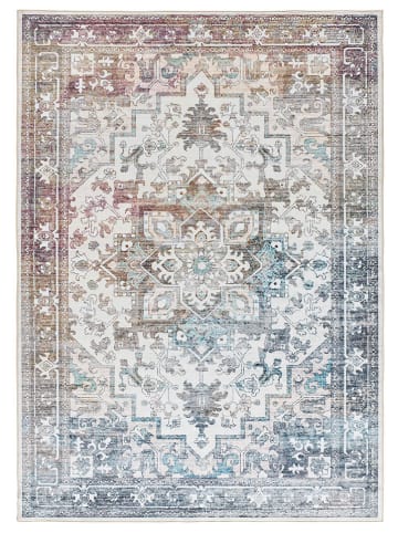 Atticgo Kurzflor-Teppich "Class" in Beige/ Blau