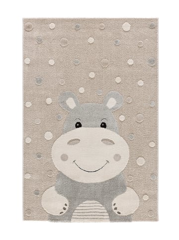 Atticgo Laagpolig tapijt "Clown" beige/wit