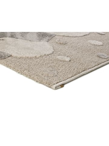 Atticgo Kurzflor-Teppich "Clown" in Beige/ Weiß