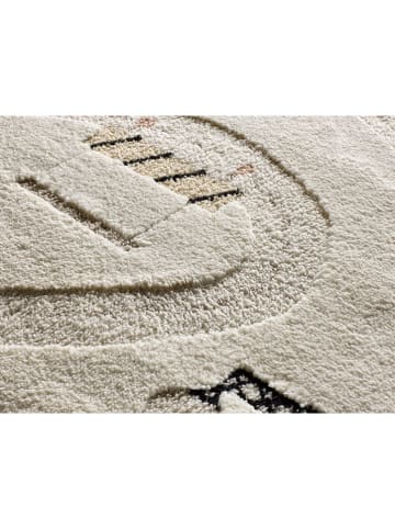 Atticgo Laagpolig tapijt "Clown" crème/beige/turquoise