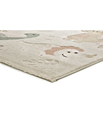 Atticgo Laagpolig tapijt "Clown" crème/wit/beige