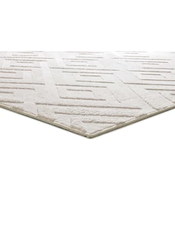 Moma Kurzflor-Teppich "Estilo" in Creme