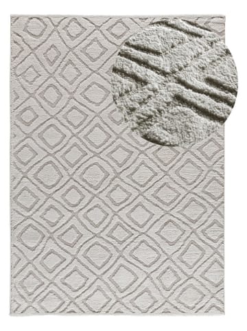 Atticgo Laagpolig tapijt "Juno" zilverkleurig