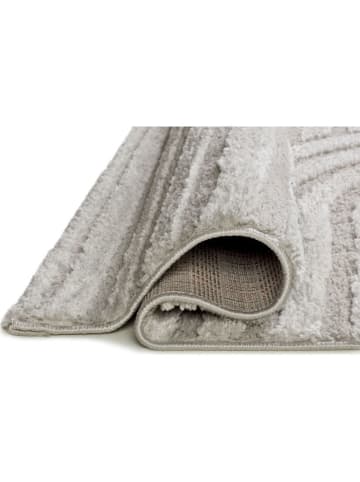 Atticgo Laagpolig tapijt "Juno" zilverkleurig