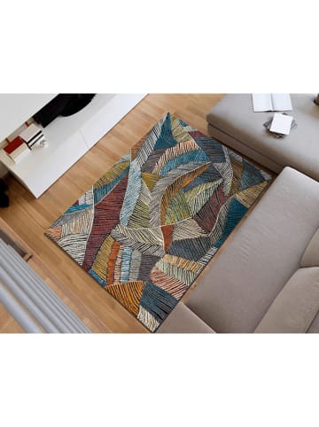 Moma Kurzflor-Teppich in Bunt