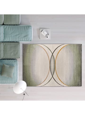 Atticgo Kurzflor-Teppich "Libet" in Beige/ Grau