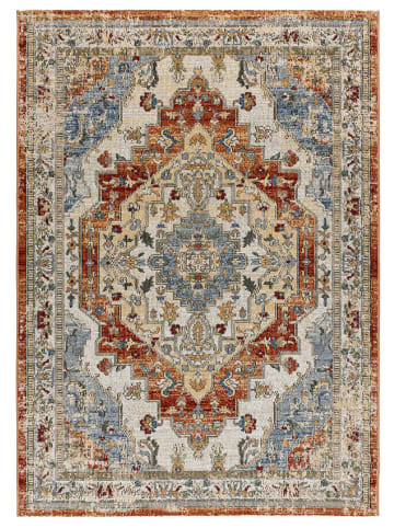 Moma Outdoortapijt "Luna" crème/oranje/blauw