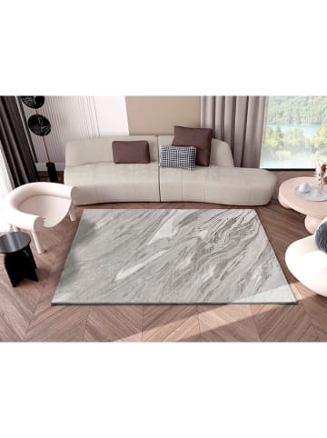 Moma Dywan "Marmol Milan" w kolorze srebrnym