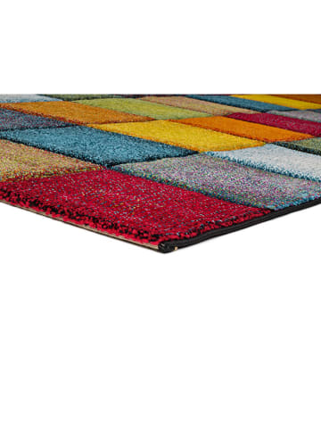 Moma Kurzflor-Teppich in Bunt