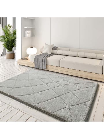 Moma Hochflor-Teppich ''Molier'' in Grau
