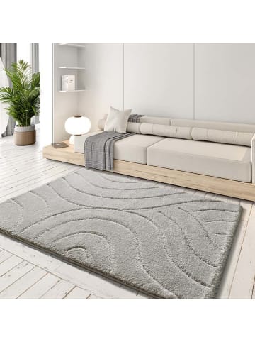 Moma Hochflor-Teppich ''Molier'' in Grau