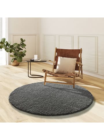 Atticgo Hochflor-Teppich "Norge" in Anthrazit