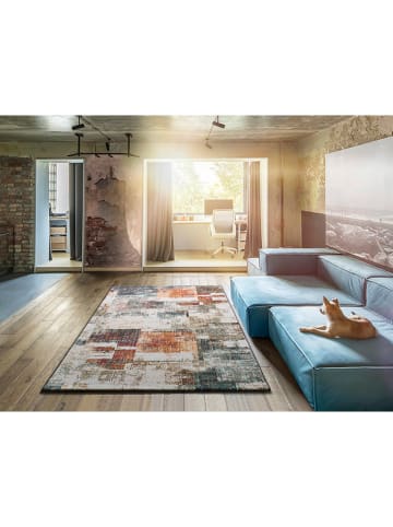 Moma Laagpolig tapijt crème/meerkleurig