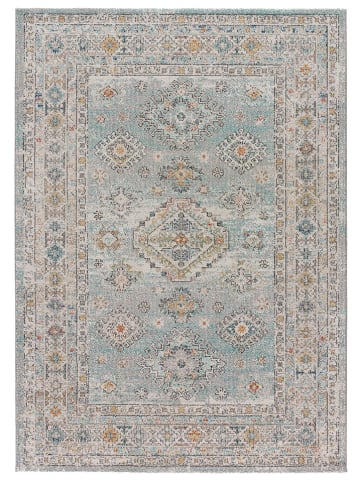 Moma Kurzflor-Teppich ''Parma'' in Hellblau