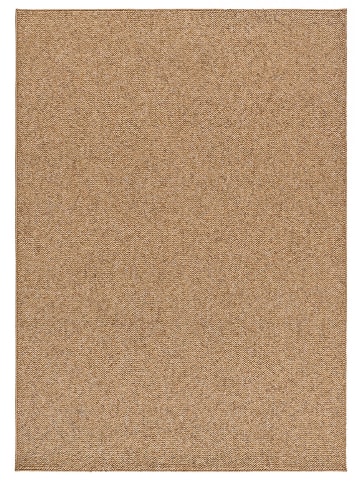 Moma Kurzflor-Teppich "Petra" in Hellbraun