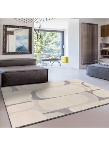 Atticgo Laagpolig tapijt "Porto" crème/grijs