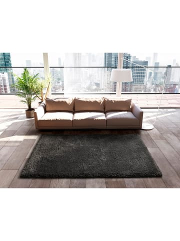 Atticgo Hochflor-Teppich 'Shaggy antracita" in Anthrazit