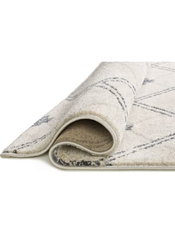 Atticgo Laagpolig tapijt "Siroco" donkerblauw/crème