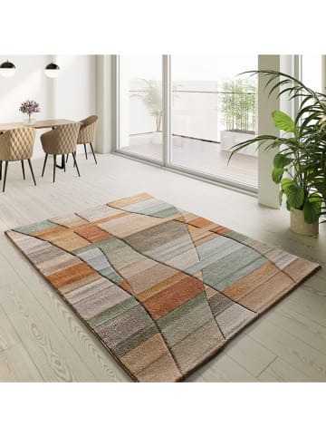 Moma Kurzflor-Teppich ''Sora'' in Bunt