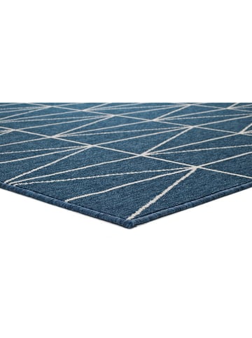 Atticgo Indoor-/ Outdoor-Teppich "Nicol" in Dunkelblau/ Bunt